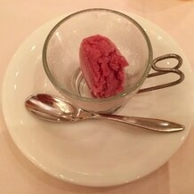 ART HOTEL NARITAの写真｜お口直しのシャーベット