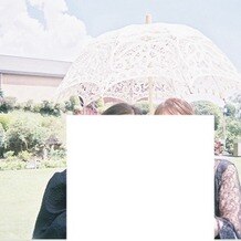 マナーハウス島津重富荘の写真｜お庭のイベントがありました。夏でしたので日傘もありました！