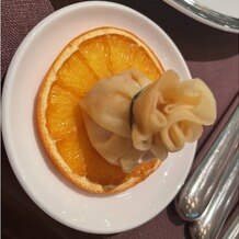 ハイアット リージェンシー 京都の画像｜披露宴開始までに出してもらったサーモンのお料理