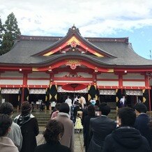 富山第一ホテルの写真｜日枝神社での神前式