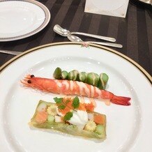 新潟グランドホテルの画像｜お魚のメイン料理です。エビのお味かわ最高でした。