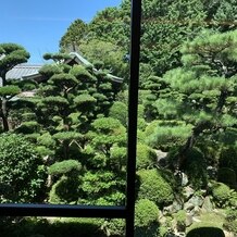 鶴羽根神社　二葉の写真｜披露宴会場から見た景色