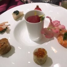 ホテルクラウンパレス浜松の画像｜前菜が可愛らしかったです