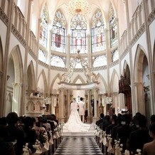 Wedding of Legend ＧＬＡＳＴＯＮＩＡ（グラストニア）の画像｜チャペル内での挙式風景