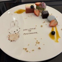 Wedding of Legend ＧＬＡＳＴＯＮＩＡ（グラストニア）の写真｜ミッフィーが好きと何気なく会話しただけでしたが、素敵なプレートを用意してくださいました