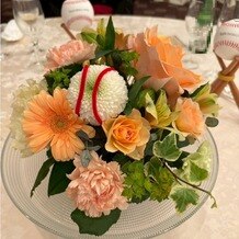 東京ドームホテルの写真｜円卓のお花
