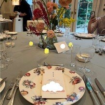 アンジュールハウスの写真｜トレンドスタイルのフラワー
テーブルの様子
可愛い会場の様子
