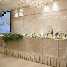 別府温泉 杉乃井ホテルの画像｜披露宴の高砂の装花