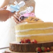 別府温泉 杉乃井ホテルの画像｜ケーキ入刀前にシロップもかけました