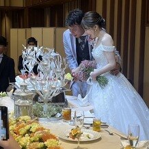 別府温泉 杉乃井ホテルの写真｜ケーキ入刀