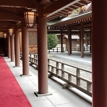 明治神宮・明治記念館の画像｜挙式会場までの通路