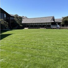 明治神宮・明治記念館の画像｜披露宴会場から見える芝！とってもきれい！