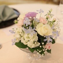 明治神宮・明治記念館の写真｜テーブル装花です。