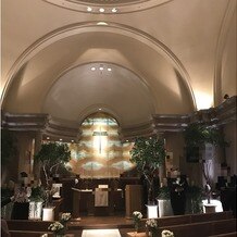 ウェスティンホテル東京の画像｜チャペルの雰囲気は凄く良かったです。