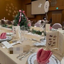 横浜ベイホテル東急の写真｜装花はクリスマスをイメージしました