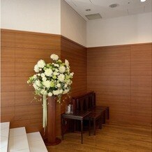 ウェディングスホテル・ベルクラシック東京の写真｜チャペルお花