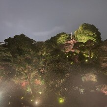 ホテル椿山荘東京の画像｜フェアの帰りにみたライトアップされた庭園です