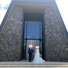 GARDEN　WEDDING　ARCADIA　KOKURA（ガーデンウェディング・アルカディア小倉）の写真｜チャペル入り口