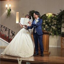 Wedding World ARCADIA SAGA（ウェディングワールド・アルカディア佐賀）の写真｜誓約書のお披露目です