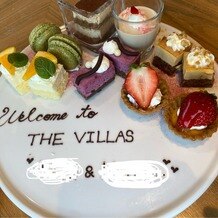 THE VILLAS 長崎（ザ ヴィラズ）の写真｜試食のデザートも名前入りで、結婚することを再実感。ブライダルフェアだけでも特別な気持ちになりました。