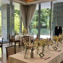 響 風庭 赤坂（HIBIKI）の画像｜披露宴会場。予想以上に天井が高くて広い。