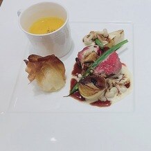 アーヴェリール迎賓館　名古屋の画像｜カボチャスープ、牛フィレ肉