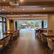 ティアラ・ザ ガーデンハウスの画像｜1階の披露宴会場(装飾なし)