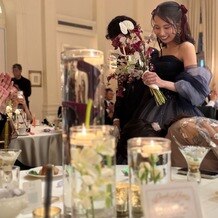 アーセンティア迎賓館　浜松の写真｜テーブル装花(水中花)