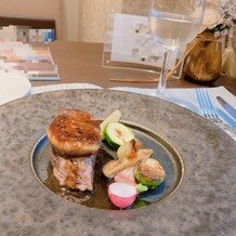アクアテラス迎賓館 &nbsp;新横浜の画像｜フォアグラ、牛ヒレ肉のロッシーニ風。
すごく美味しかったです。