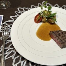 ＡＱＵＡ　ＧＡＲＤＥＮ　ＴＥＲＲＡＣＥ（アクアガーデンテラス）の画像｜見学の時に試食したステーキです