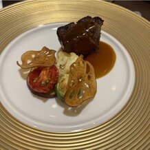 ＡＱＵＡ　ＧＡＲＤＥＮ　ＴＥＲＲＡＣＥ（アクアガーデンテラス）の写真｜試食会のステーキ美味しかった～
