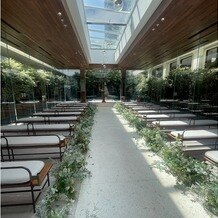 ＡＱＵＡ　ＧＡＲＤＥＮ　ＴＥＲＲＡＣＥ（アクアガーデンテラス）の写真｜挙式会場｜2025-09-07 16:23:04.0えだまめさん投稿
