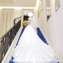アクアテラス迎賓館　大津の写真｜ウェディングドレスの後ろ姿。