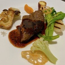 ヒルサイドクラブ迎賓館　徳島の写真｜阿波牛を使った肉料理と季節野菜が美味しかった。