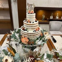 表参道TERRACEの写真｜思い通りのケーキと装飾のお花