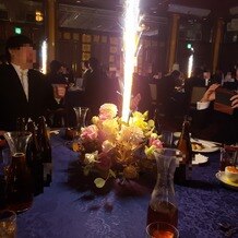 アトンパレスホテルの写真｜サプライズでの円卓の花火