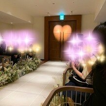 ホテル インターコンチネンタル 東京ベイの画像｜入場前。ハートのライトがかわいかったです。