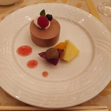 ホテル　ラシーネ新前橋の写真｜デザートのチョコムースです。