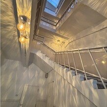 ラ・バンク・ド・ロア（横浜市指定有形文化財）の写真｜螺旋階段の下からのアングル