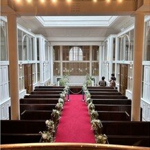 ラ・バンク・ド・ロア（横浜市指定有形文化財）の写真｜ステージからの景色