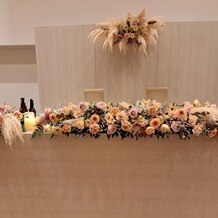 ＴＨＥ　ＭＥＩＢＩＡ　ＭＩＹＡＺＡＫＩ（旧ガーデンテラス宮崎　ホテル＆リゾート）の画像｜当日の高砂装飾