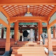 鶴岡八幡宮の写真｜挙式中