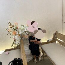 小さな結婚式　大阪ハービスＥＮＴ店の写真｜新婦と息子です。