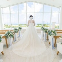 小さな結婚式沖縄チャペルの画像｜海が見える綺麗な会場でした