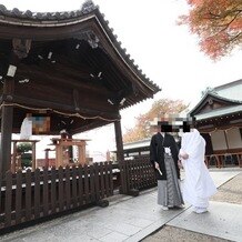 北野天満神社の写真｜挙式会場となる拝殿