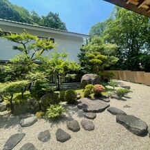 枚岡神社の写真｜斎館のお庭です。