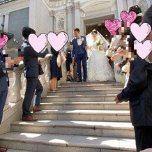 百花籠（ひゃっかろう）―Neo Japanesque Wedding―の画像｜大階段でみんなの顔がよく見えました