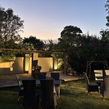 ヴィラ・ノッツェ　コルティーレ出雲の写真｜会場の外に、ガーデンがあり、素敵な雰囲気でした