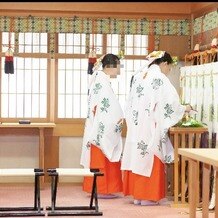 大神神社の画像｜親族席からの会場