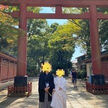 武蔵一宮　氷川神社の写真｜境内大鳥居